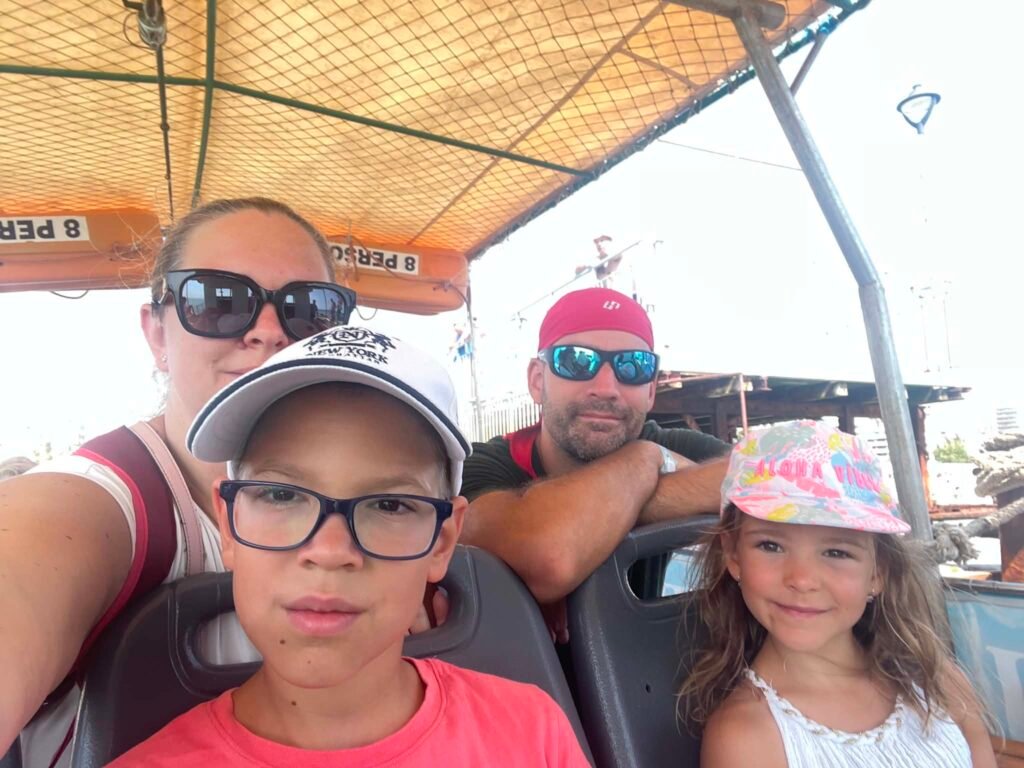 On the ferry to Nessebar